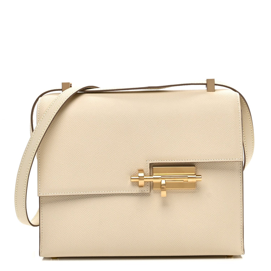 Hermes Epsom Verrou 21 Craie