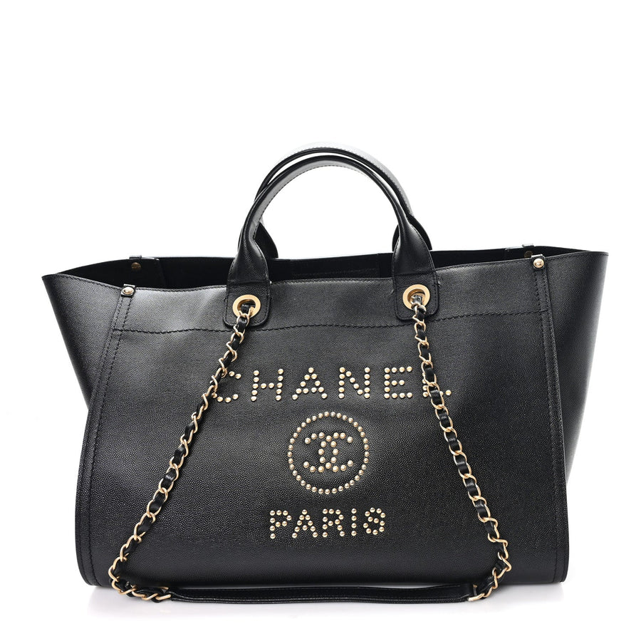 Chanel Caviar Medium Studded Deauville