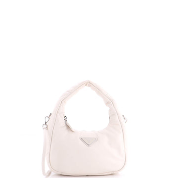 Prada Padded Hobo Leather Mini