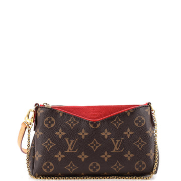 Louis Vuitton Pallas Clutch Canvas With