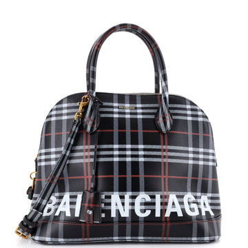 Balenciaga Logo Ville Bag Printed