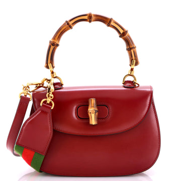 Gucci Bamboo Top Handle Bag Leather
