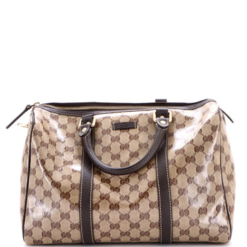 Gucci Joy Boston Bag Gg Coated Canvas