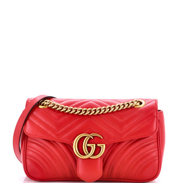 Gucci Gg Marmont Flap Bag Matelasse