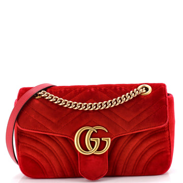 Gucci Gg Marmont Flap Bag Matelasse