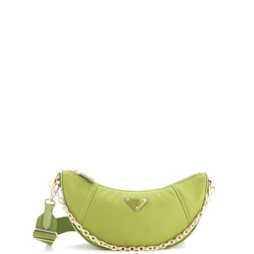 Prada Demi Lune Shoulder Bag Re-Nylon