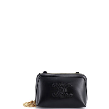 Celine Cuir Triomphe Zip Around Chain
