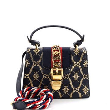 Gucci Sylvie Top Handle Bag Printed