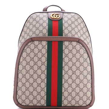 Gucci Ophidia Backpack Gg Coated Canvas