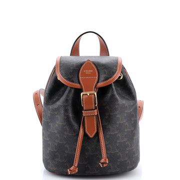 Celine Folco Backpack Triomphe Coated