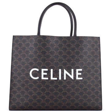 Celine Horizontal Logo Cabas Tote