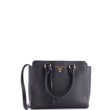 Prada Convertible Zip Tote Saffiano