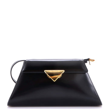 Prada Trapezoid Flap Shoulder Bag