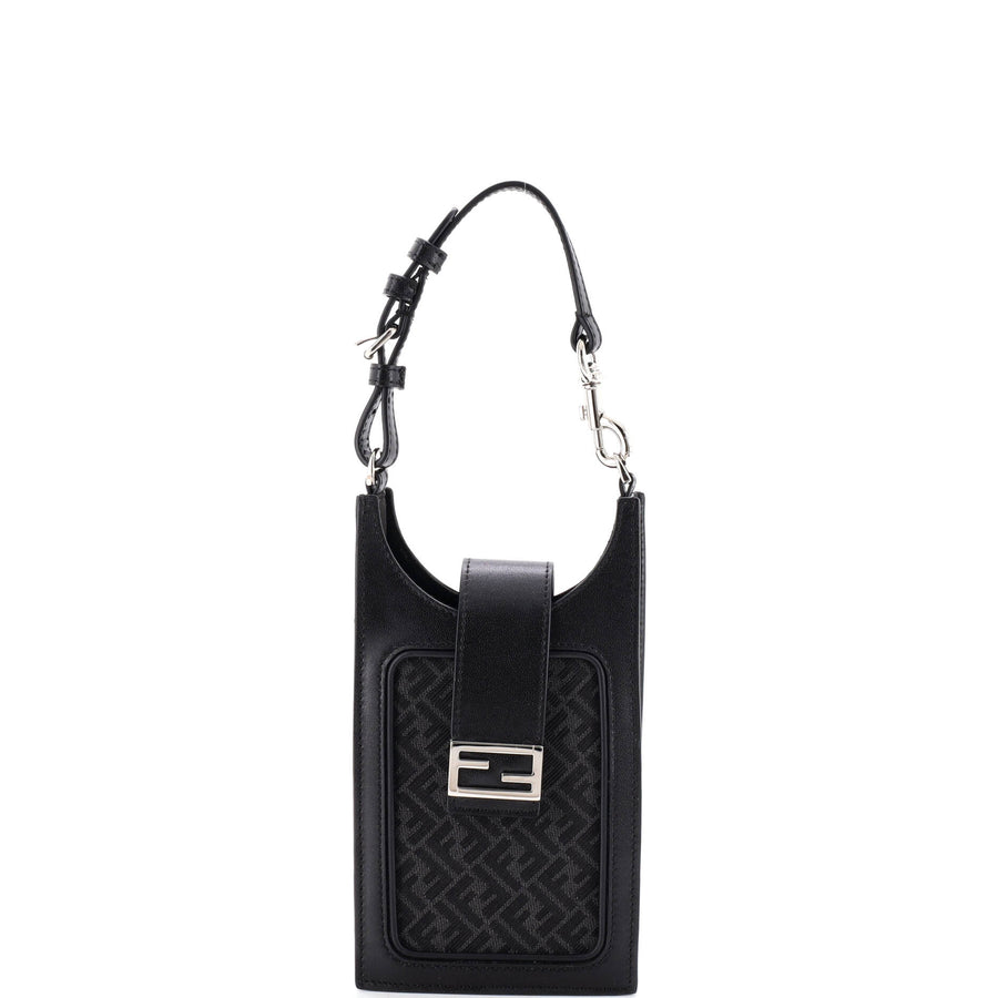 Fendi Phone Holder Bag Zucca Canvas And