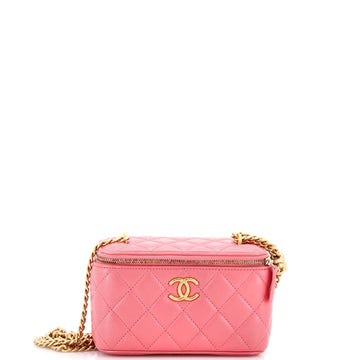 Chanel All Slide Long Vanity Case With