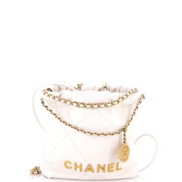 Chanel 22 Chain Hobo Quilted Calfskin