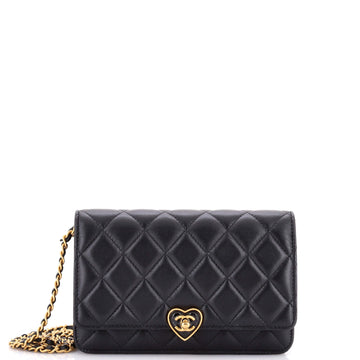 Chanel Coco Love Cc Heart Wallet On