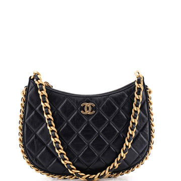 Chanel Cc Chain Around Hobo Quilted