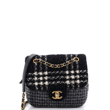 Chanel Cc Square Zip Flap Bag Quilted