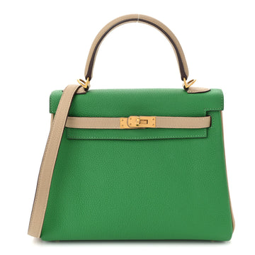 Hermes Togo Horseshoe Kelly Retourne 25