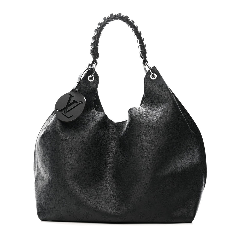 Louis Vuitton Mahina Carmel Hobo Black
