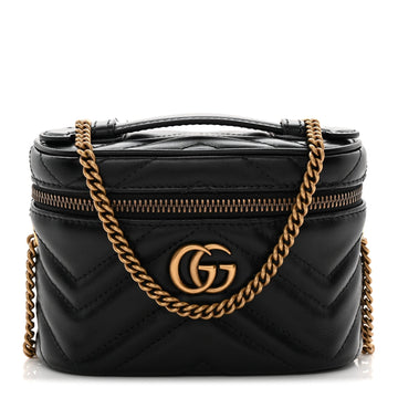Gucci Calfskin Matelasse Chevron Mini Gg