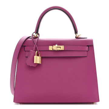 Hermes Epsom Kelly Sellier 25 Rose