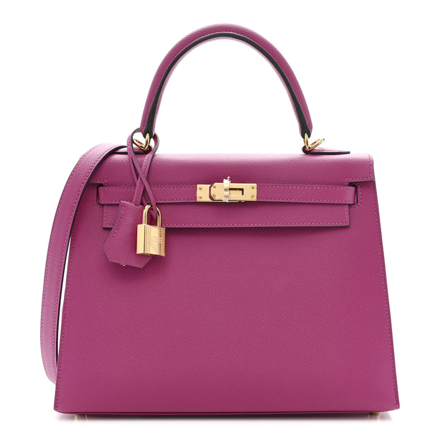 Hermes Epsom Kelly Sellier 25 Rose