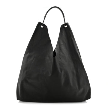 The Row Lambskin Bindle Three Bag Black