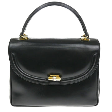 Gucci Logo Top Handle Hand Bag Leather