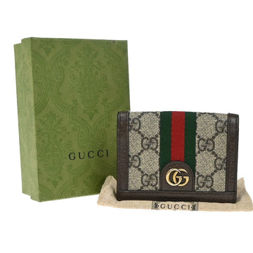 Gucci Logo Gg Pattern Sherry Compact