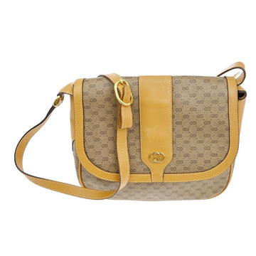 Gucci Micro Gg Pattern Shoulder Bag Pvc