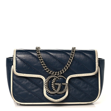 Gucci Vintage Effect Calfskin Matelasse