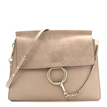 Chloe Calfskin Suede Medium Faye