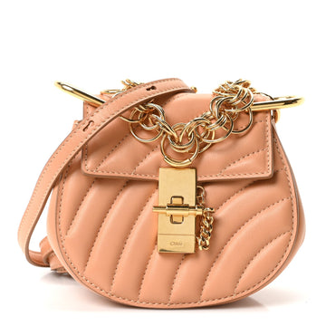 Chloe Calfskin Quilted Nano Drew Bijou
