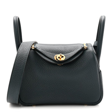 Hermes Taurillon Clemence Mini Lindy 20