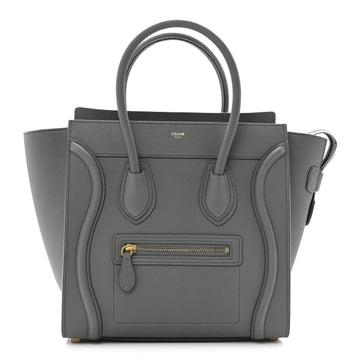 Celine Baby Drummed Calfskin Micro