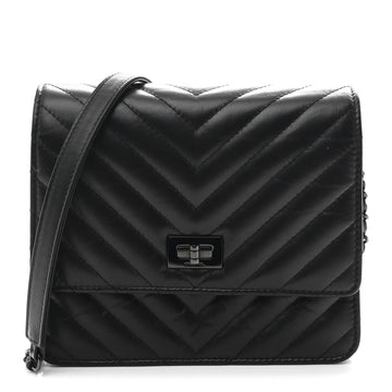 Chanel Aged Calfskin Chevron Quilted
