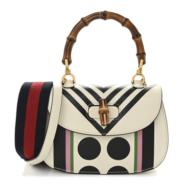 Gucci Calfskin Web Geometric Print Small