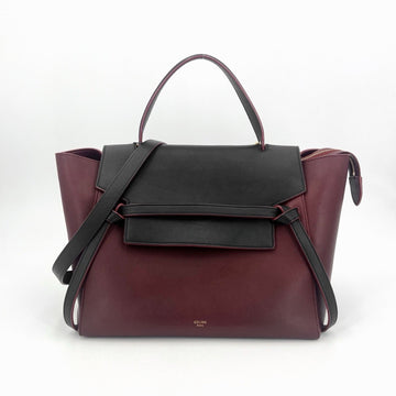 Celine Bicolor Belt Bag Leather Mini