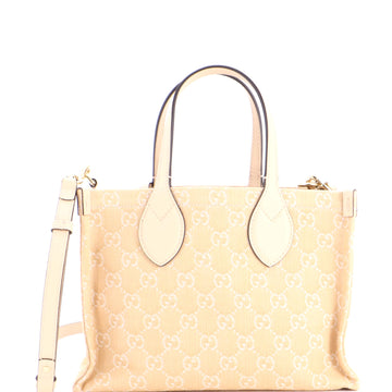 Gucci Ophidia Shopper Tote Gg Denim