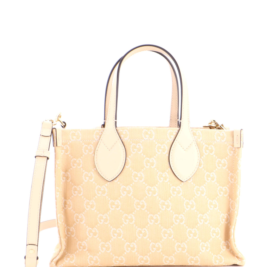 Gucci Ophidia Shopper Tote Gg Denim