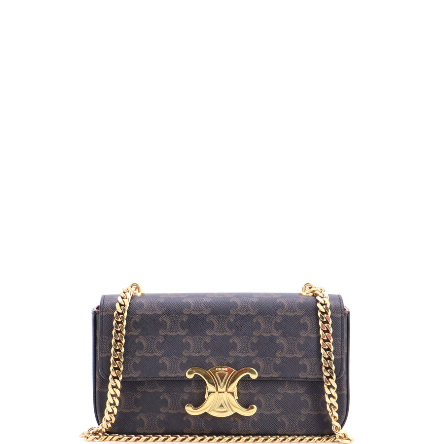 Celine Triomphe Chain Shoulder Bag