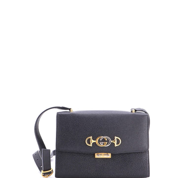 Gucci Zumi Flap Shoulder Bag Leather