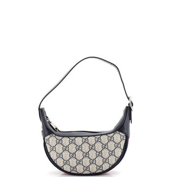 Gucci Ophidia Half Moon Bag Gg Coated