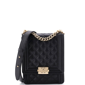 Chanel North South Boy Flap Bag Quilted