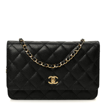 Chanel Caviar Quilted Cc Turnlock Wallet