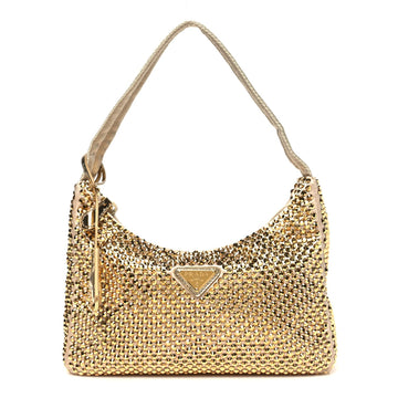 Prada Satin Crystal Mini Re-Edition Bag