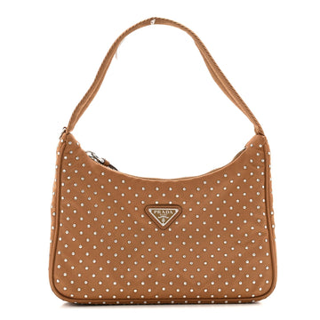 Prada Tessuto Nylon Studded Mini Re-