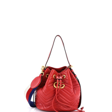Gucci Gg Marmont Bucket Bag Matelasse